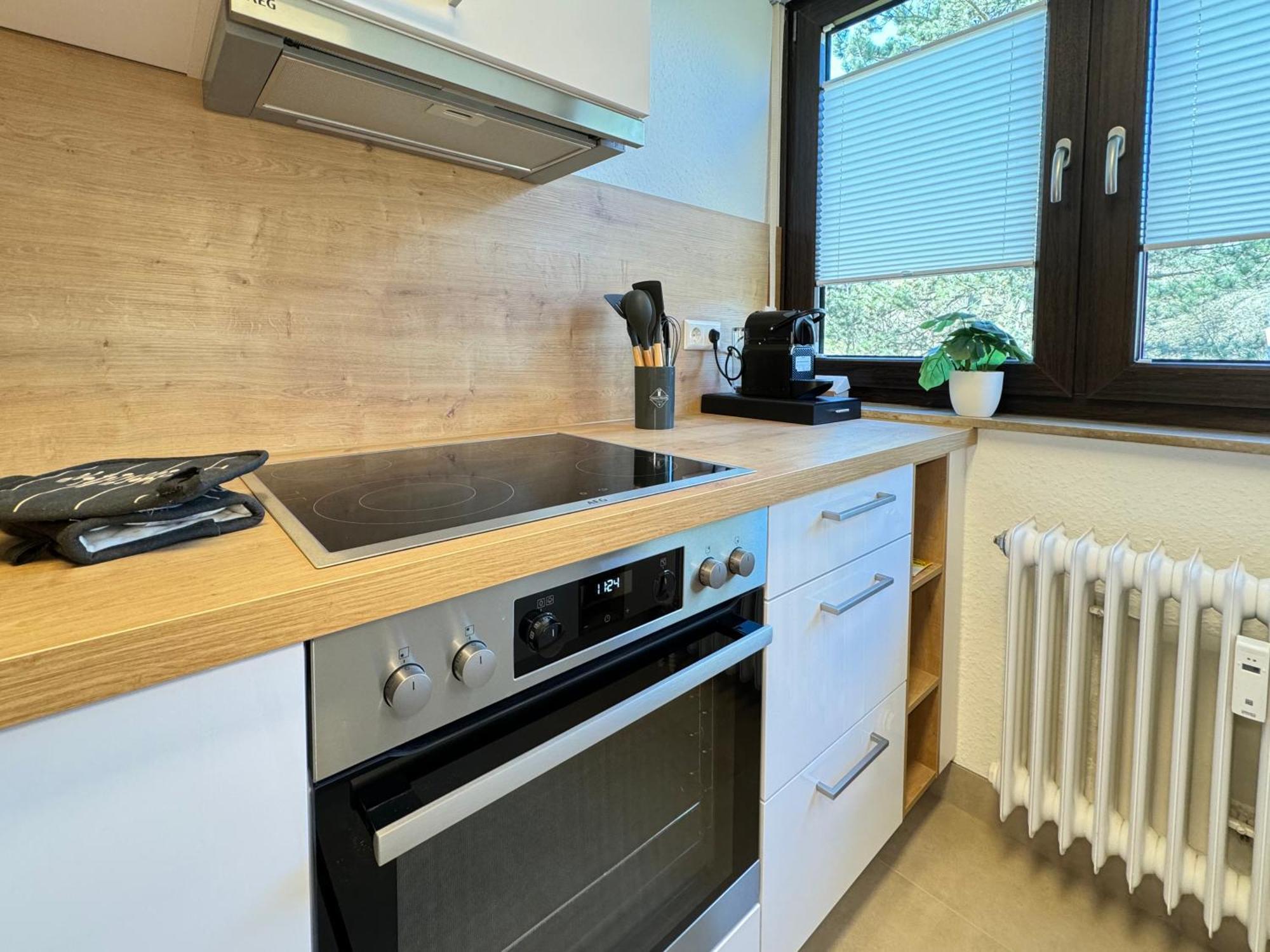 3 Zimmer Apartment, 90 Qm, Ruhig Und Zentrumsnah, Max 6 Pers, 15 Qm Balkon , Private Garage, Internet 1000 Mbit ジンデルフィンゲン エクステリア 写真